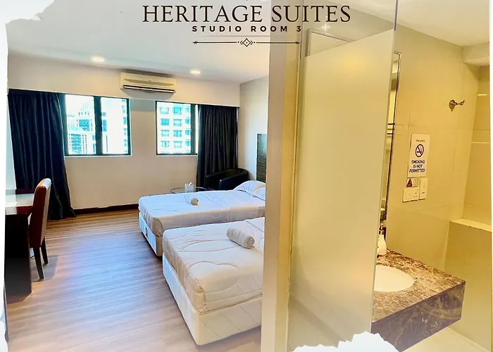 New Homestay !! Heritage Suites Near Imago Mall City Central , Free Highspeed Wifi & Netflix , Kota Kinabalu