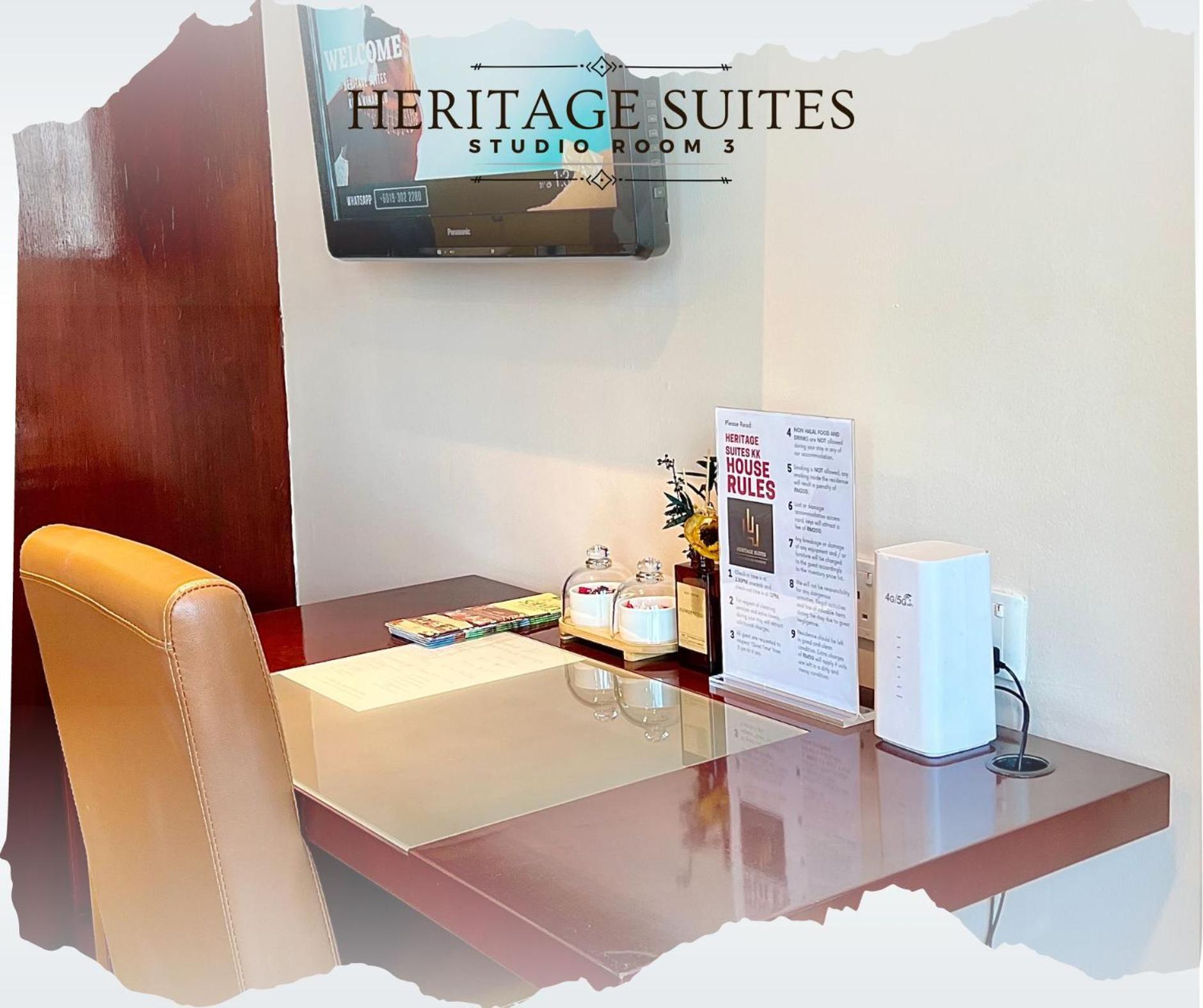 Apartment New Homestay !! Heritage Suites Near Imago Mall City Central , Free Highspeed Wifi & Netflix , Kota Kinabalu *